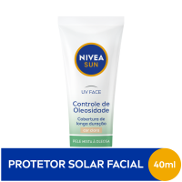 NIVEA SUN Protetor Solar UV Face Controle de Oleosidade Cor Clara FPS 60 50ml