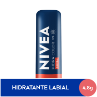 NIVEA Hidratante Labial Hidra Color Coral 4,8g