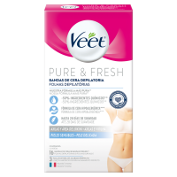 Folhas para Depilao Veet Pure & Fresh 16 Unidades