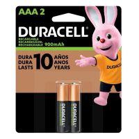 Pilha Recarregvel Duracell AAA Palito com 2 unidades