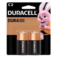 Pilha Alcalina C Mdia Duracell com 2 unidades