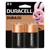 Pilha Alcalina D Grande Duracell com 2 unidades