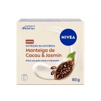 NIVEA Sabonete Vegetal Nutrio Da Natureza Manteiga De Cacau & Jasmim 80g
