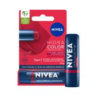 NIVEA Hidratante Labial Hidra Color Vermelho 4,8g