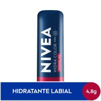 NIVEA Hidratante Labial Hidra Color Vermelho 4,8g