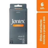Preservativo Camisinha Jontex Ereo Prolongada - 6 Unidades