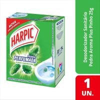 Harpic Limpador e Aromatizador Sanitrio Pedra Perfumada Aroma Plus Pinho 25g