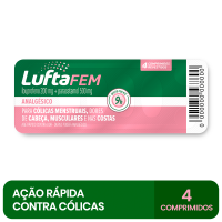 Luftafem Analgsico Blister 4 Comprimidos Display
