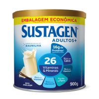 Complemento Alimentar Sustagen Adultos+ Sabor Baunilha Lato 900g