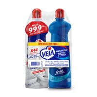 KIT LIMPADOR MULTIUSO ORIGINAL GOLD + BANHEIRO X-14 VEJA 500ML