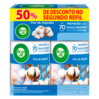 Aromatizador Bom Ar Spray Automtico Freshmatic Refil Flor De Algodo Com 50% Off Na 2 Unidade