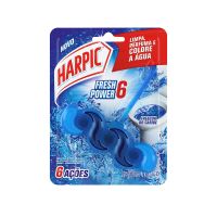 Bloco Sanitrio Harpic Fresh Power 6 Frescor Do Caribe 35G