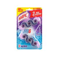 Bloco Sanitrio Harpic Fresh Power 6 Lavanda 35G Com 40% Off Na 2 Unidade