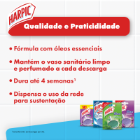 Bloco Higinico Harpic Marine 26G
