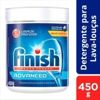 Detergente para Lava Louas em P Finish Power Powder Advanced 450g
