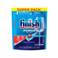 Detergente para lava louas Finish Powerball All in One Max Tabletes 30 Unidades